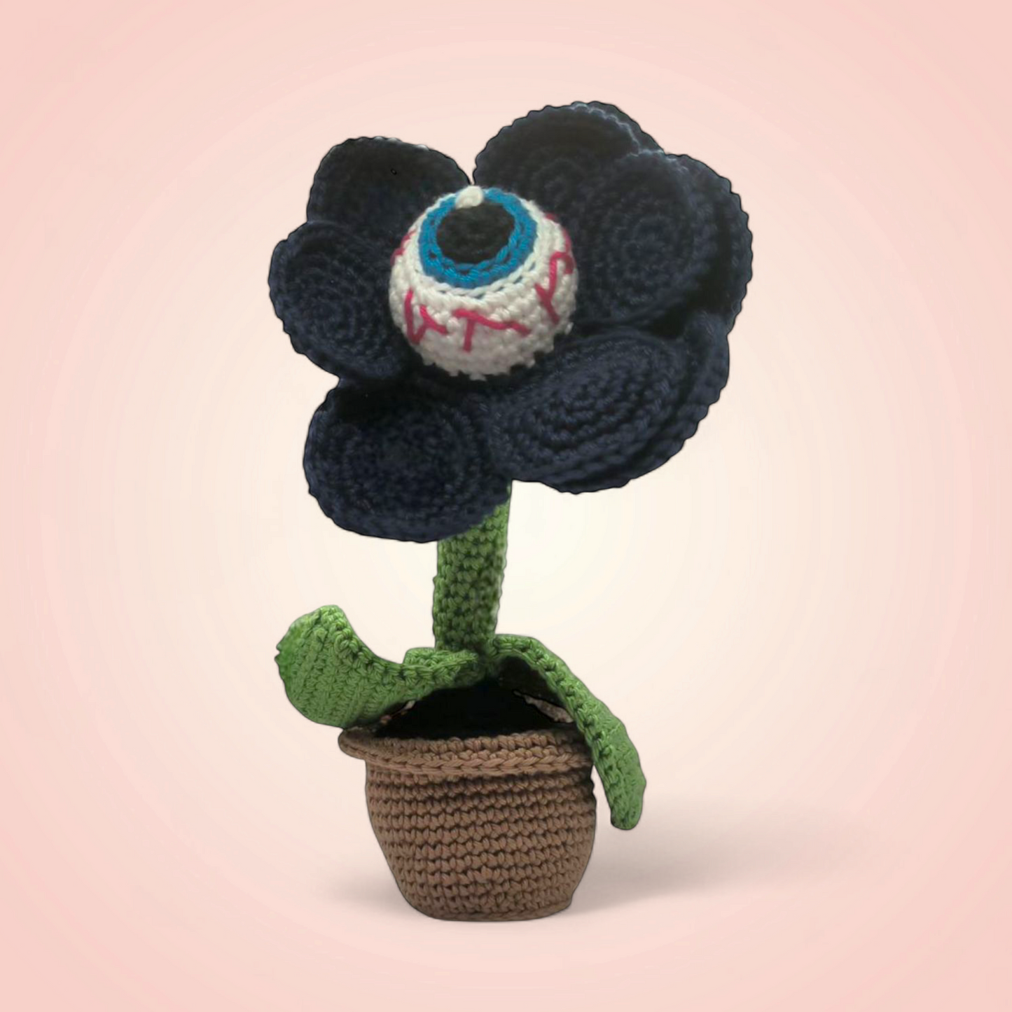 Zombie Flower au Crochet 🖤 Déco Fantastique Fait Main