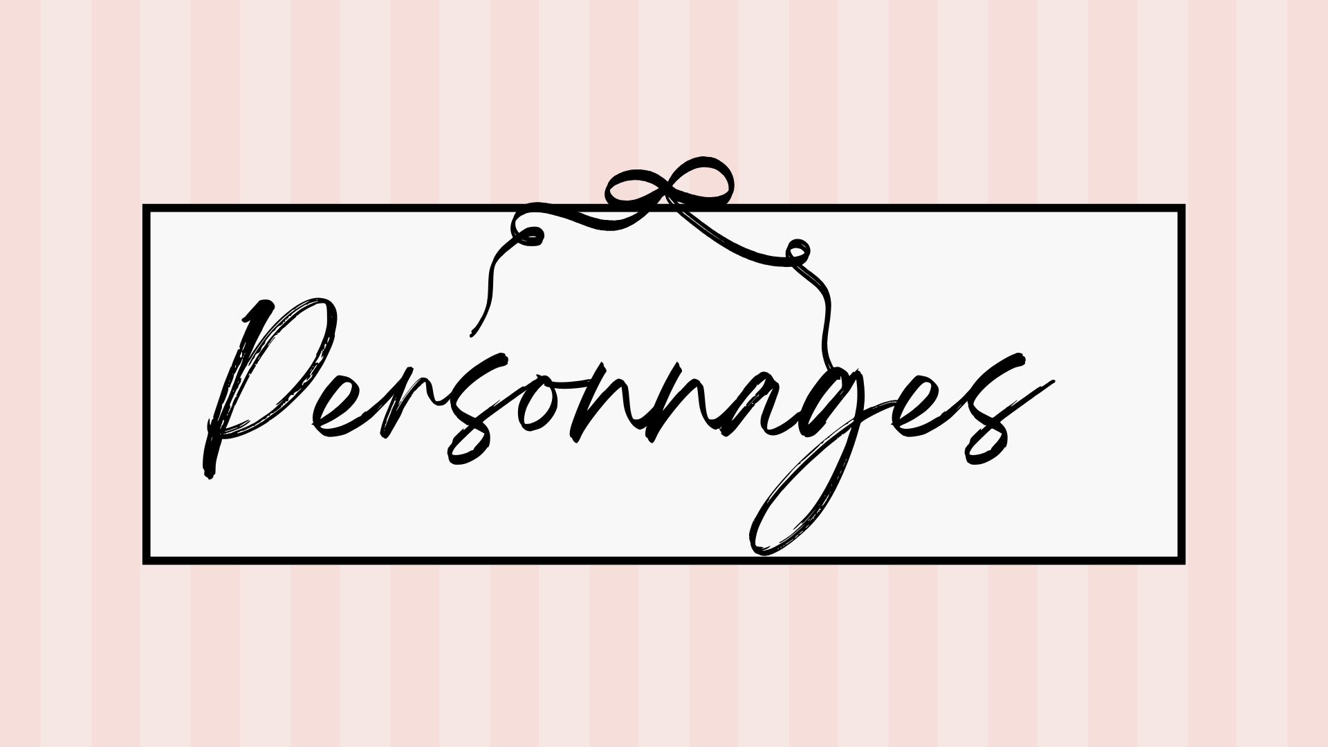 Personnages
