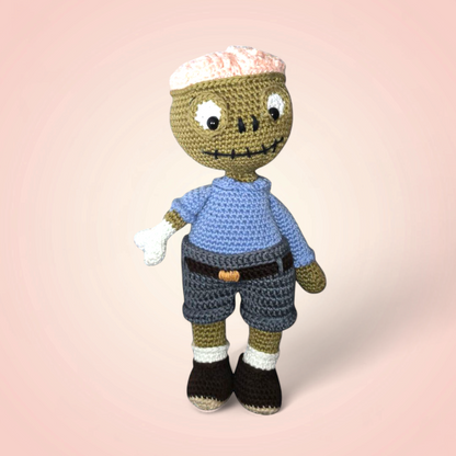 Lil’ Zombie 🖤 Poupée Amigurumi Horreur Mignonne