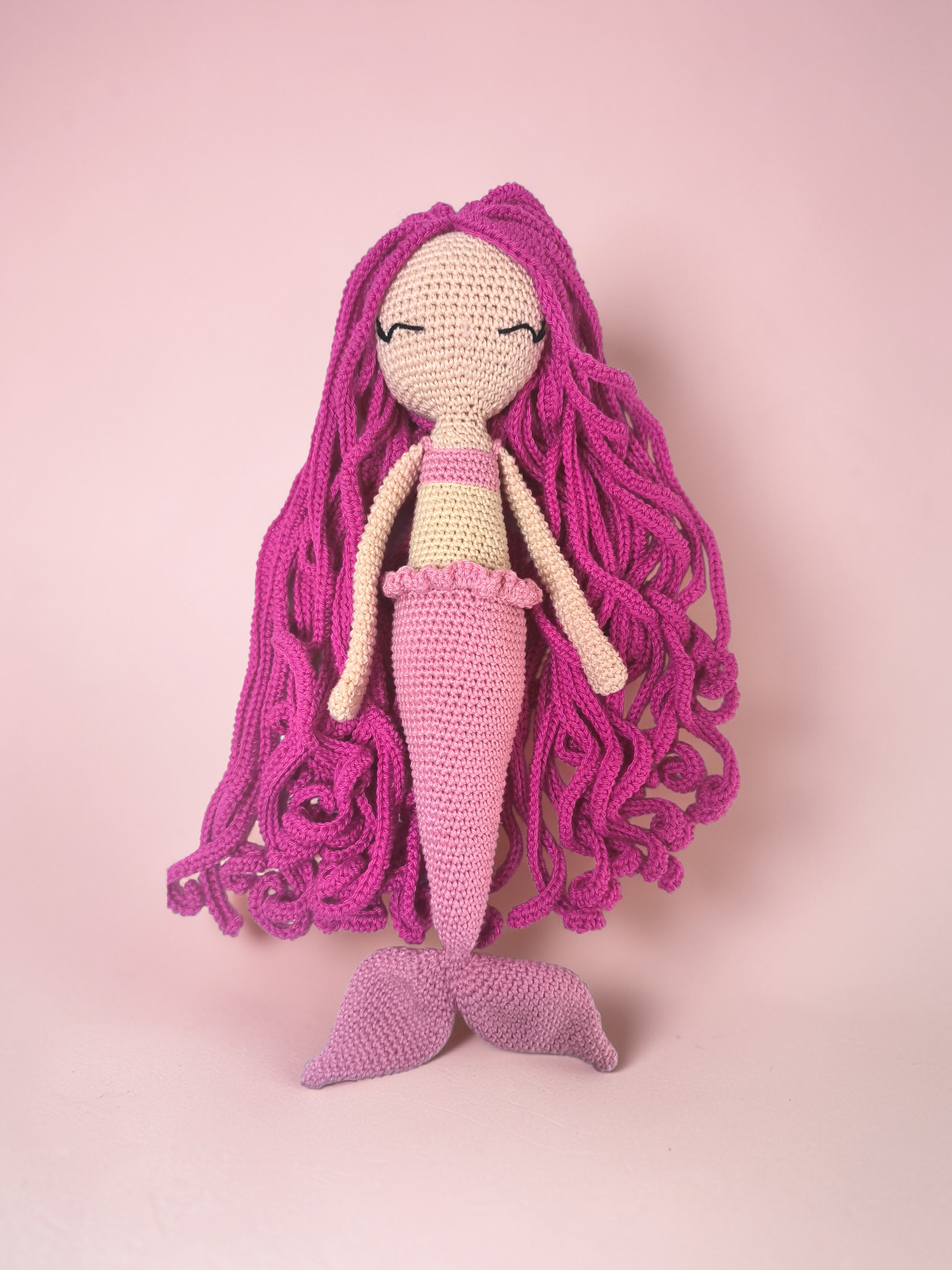 🧜‍♀️ Mermaid-sirène au crochet.Fait main & personnalisable