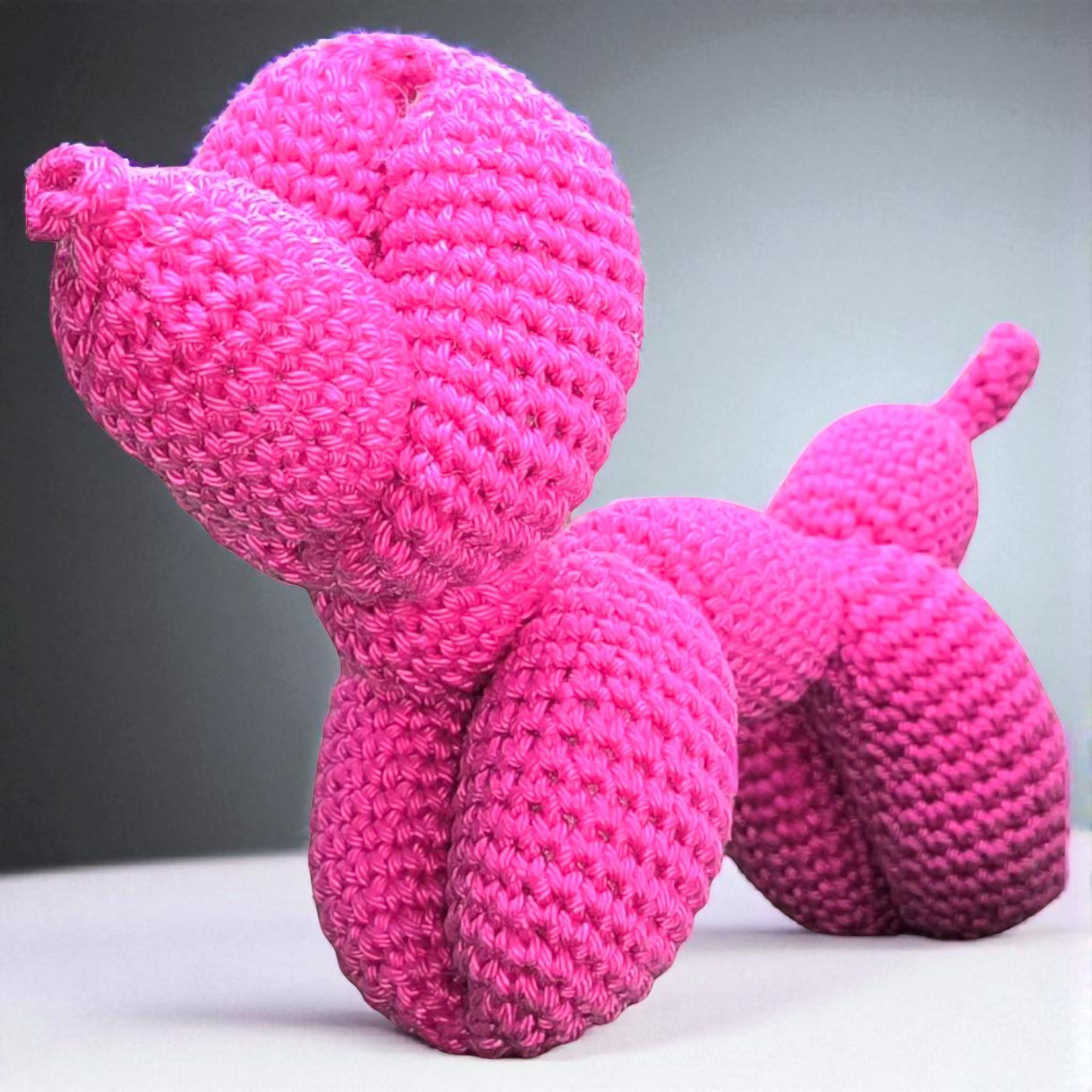 Chien Ballon au Crochet 🖤 Déco Kawaii & Cadeau Original