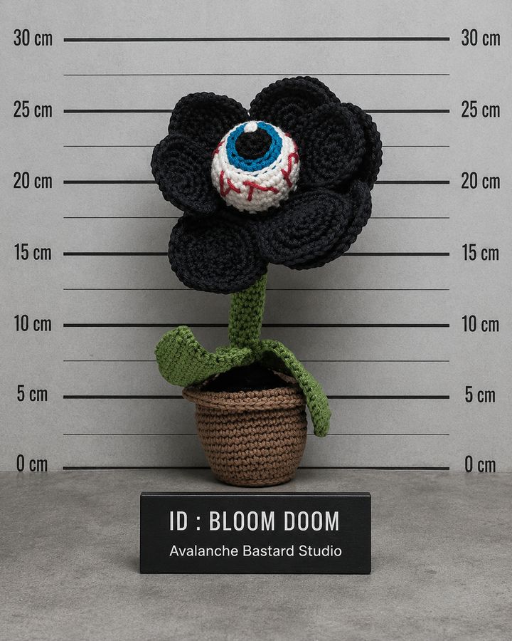 Bloom Doom, création au crochet faite main