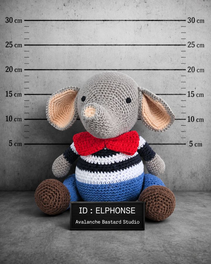 Elphonse, création au crochet faite main